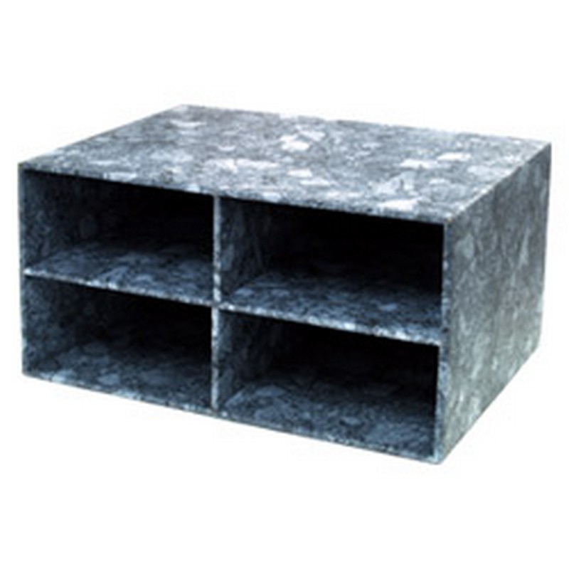 ชั้นวางของ 4 ช่อง ลายหิน