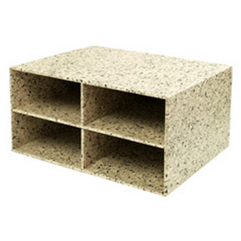 ชั้นวางของ 4 ช่อง ลายจุกก๊อก