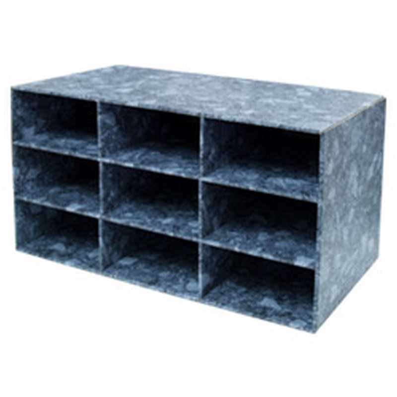 ชั้นวางของ 9 ช่อง ลายหิน