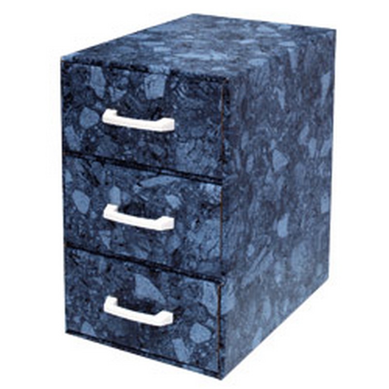 ตู้เอนกประสงค์ 3 ลิ้นชัก ลายหิน